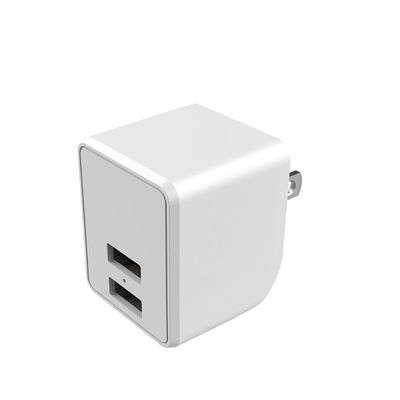 Flip Foldable Prong 5V2.4A FCC DOE VI USA Wall Charger
