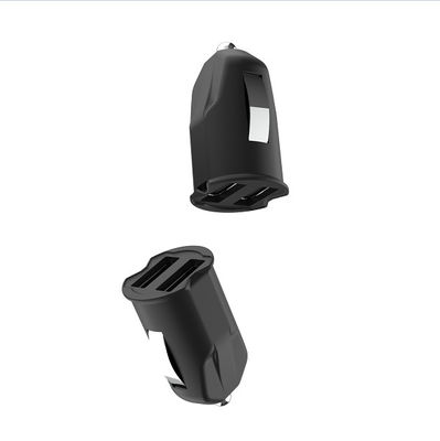 FCC 2 Micro USB 5V2.4A Dual Port Car Charger
