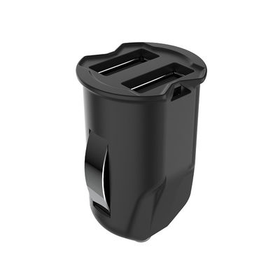 FCC 2 Micro USB 5V2.4A Dual Port Car Charger