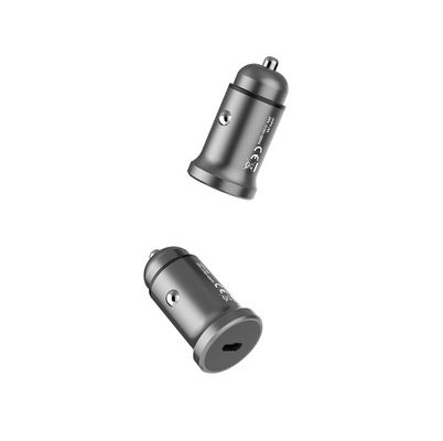 Fast Charging Mini Aluminium Alloy PD18W Laptop USB C Car Charger