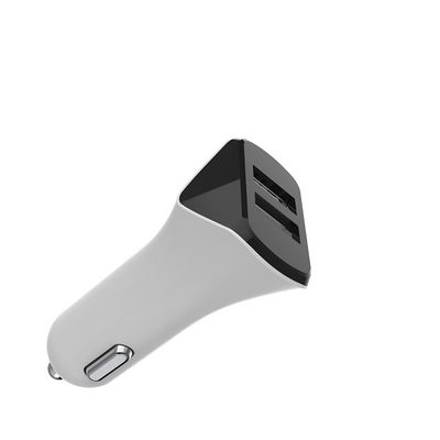 ABS 5V3.4A Cell Phone Fast Charger For Car With Smart IC