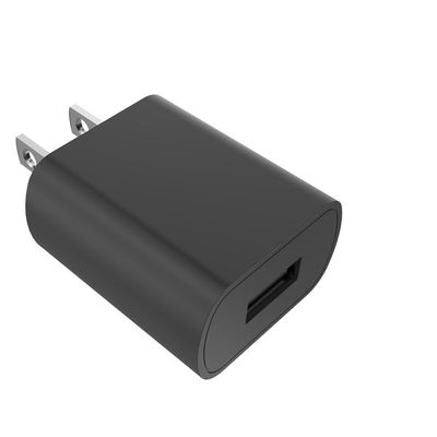 Single USB 5V1A UL USA Wall Charger with Fixed Plug