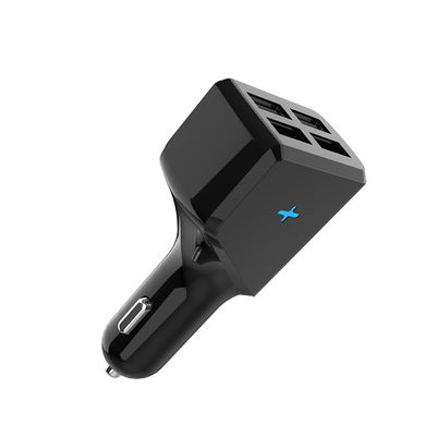 Total Four USB Port  Smart IC 5V4.8A 24W Multiple Car Charger Socket