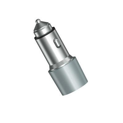 Aluminium Alloy Stainless Steel Car 12V1.5A CE FCC QC 3.0 Charger