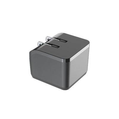 Flip Foldable Prong USB A / C 2 Port 5V3.4A USA Wall Charger FCC