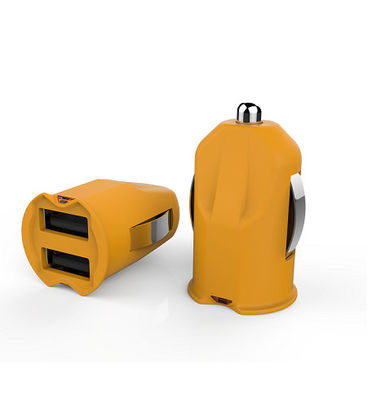 FCC 2 Micro USB 5V2.4A Dual Port Car Charger