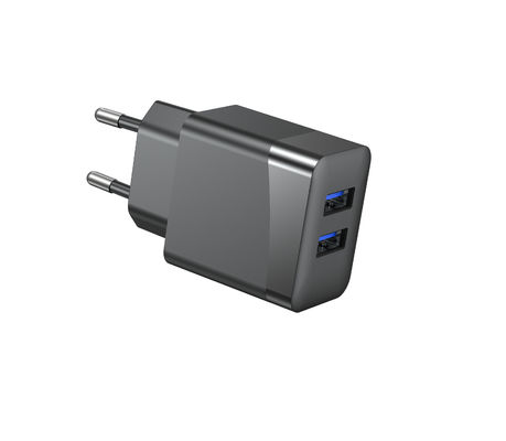 Fireproof PC ErP 12W RoHS 5V3.4A European USB Charger