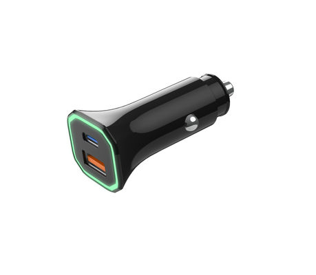 A C Output PD20W 9V2.22A PD QC Car Charger 5V3A PC ABC