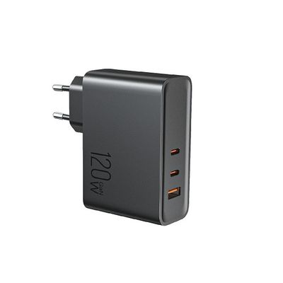 120W 15V3A USB C GaN Wall Charger Anti Fire Plastic