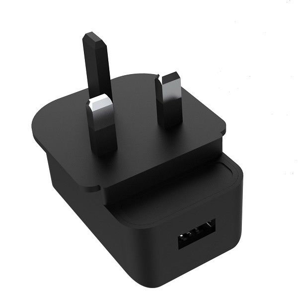 OEM ODM 5V2.4A UK USB Charger Plug with Single USB Port