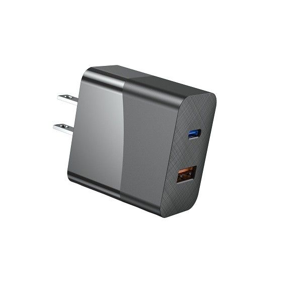 Multiple Protocols 45W Plastic PC GaN Charger With A C Port
